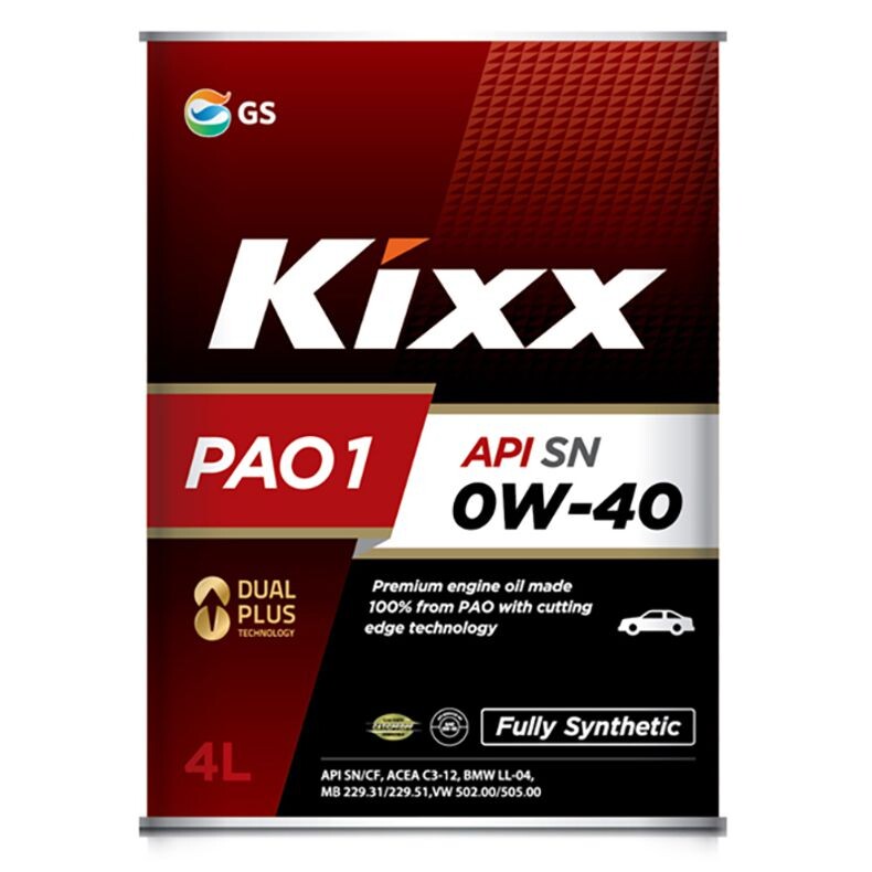 KIXX PAO 0W40  4л.